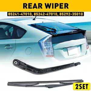 2 セットリアワイパーアームブレードトヨタプリウス 04-09 OEM85241-47010 85242-47010 2Set Rear Wiper Arm Blade For Toyota Prius 04-09 OEM85241-47010 85242-47010 【並行輸入品】