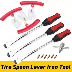 タイヤスプーンレバーアイアンキットツールオートバイバイク用ホイールリムプロテクター D Tire Spoon Lever Iron Kits Tool For Motorcycle Bike With Wheel Rim Protector D 【並行輸入品】