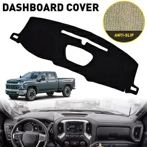 ダッシュカバーマットダッシュボードアンチスクラッチ 2019-21 シルバラード 1500 2500HD 3500HD Dash Cover Mat Dashboard Anti Scratch For 2019-21 Silverado 1500 2500HD 3500HD 【並行輸入品】
