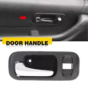 1/2 セットドアハンドル 1997-2001 ホンダ CRV LH 左フロントインテリア運転席側 Bl 1/2set Door Handle For 1997-2001 Honda CRV LH Left Front Interior Driver Side Bl 【並行輸入品】