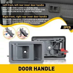 1/2 ペアハンドル 1995-2000 タコマトラックグレー内側インナーインテリアドアハンドル 1/2Pair Handle For 1995-2000 Tacoma Truck Grey Inside Inner Interior Door Handle 【並行輸入品】 35,035円