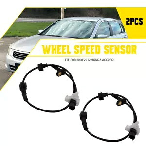 ABS ホイールスピードセンサー リア運転席&助手席側 2008-2012 ホンダ アコード用 ABS Wheel Speed Sensor Rear Driver & Passenger Side for 2008-2012 Honda Accord 【並行輸入品】