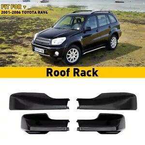 4 個ルーフラックカバーレールエンドシェルトヨタ RAV4 2.4L 2.5L 3.5L 2001-2006 4Pcs Roof Rack Cover Rail End For Shell Toyota RAV4 2.4L 2.5L 3.5L 2001-2006 【並行輸入品】