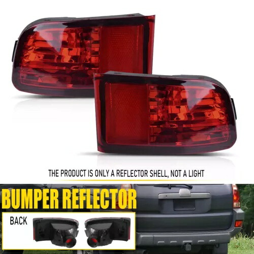 ペアリアバンパーリフレクターセット左右サイド 2003 2004 2005 トヨタ 4 ランナー用 Pair Rear Bumper Reflector Set Left Right Side For 2003 2004 2005 Toyota 4Runner 【並行輸入品】
