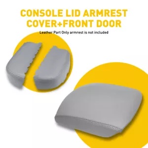 センターコンソール & フロントドアアームレストカバー レザー ホンダ パイロット 2009-2015 グレー Center Console & Front Door Armrest Cover for Leather Honda Pilot 2009-2015 Gray 【並行輸入品】 35,035円
