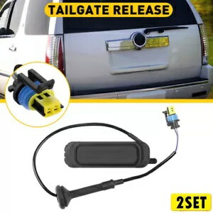 2 セット 15106857 シボレーシルバラードキャ??デラックリフトゲートテールゲートリリーススイッチ 2Set 15106857 For Chevrolet Silverado Cadillac Lift Gate Tailgate Release Switch 【並行輸入品】