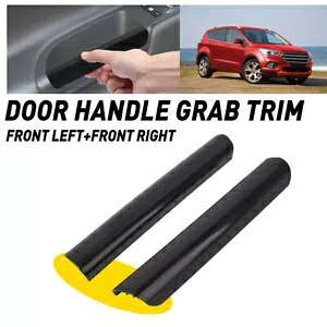 ブラックフロント L+R アームレストプルドアハンドルグラブトリム 2013-2019 フォードエスケープ用 Black Front L+R Armrest Pull Door Handle Grab Trim For 2013-2019 Ford Escape 【並行輸入品】 35,035円