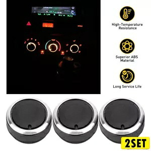 6x カーエアコンスイッチコントロール A/C ノブ 2005-2015 トヨタ タコマ用 耐久性あり 6x Car Air Condition Switch Control A/C Knob For 2005-2015 Toyota Tacoma Durable 【並行輸入品】