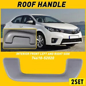 2 セットフロントインナールーフ天井プルハンドルグラブトヨタカローラヤリス Vios 2Set Front Inner Roof Ceiling Pull Handle Grab For Toyota Corolla Yaris Vios 【並行輸入品】