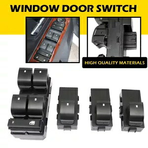4x ウィンドウスイッチ 2007-2014 シボレー シルバラード シエラ GMC 1500 2500 HD 3500 HD に適合 4x Window Switch fit 2007-2014 Chevy Silverado Sierra GMC 1500 2500 HD 3500 HD 【並行輸入品】