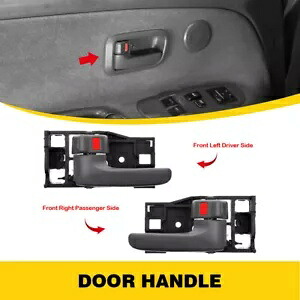 フロント左右サイドインテリアドアハンドルグレー 2000-2006 トヨタ タンドラ Front Left Right Side Interior Door Handle Gray For 2000-2006 Toyota Tundra 【並行輸入品】 34,320円