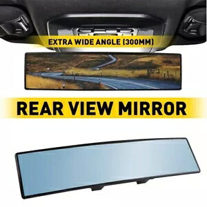 300mm ユニバーサル クリップ リアビュー ブルー ティント ミラー 広角ミラーの内部 300mm Universal Clip Interior On Rear View Blue Tint Mirror Wide Angle Mirror 【並行輸入品】 33,605円