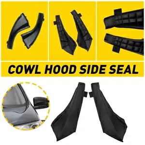2 個フロントウィンドウワイパーサイドカウルエクステンションカバートヨタ RAV4 2013-2018 2pcs Front Window Wiper Side Cowl Extension For Cover Toyota RAV4 2013-2018 【並行輸入品】