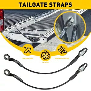 テールゲートケーブルアセンブリ LH & RH 2 個パック 1999-2006 シボレー シルバラードに適合 Pack of 2 Tailgate Cable Assembly LH & RH Fits For 1999-2006 Chevrolet Silverado 【並行輸入品】
