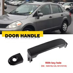 ドアハンドル アウター アウトサイド エクステリア フロント ドライバー LH 左 07-12 日産 ヴァーサ用 Door Handle Outer Outside Exterior Front Driver LH Left for 07-12 Nissan Versa 【並行輸入品】