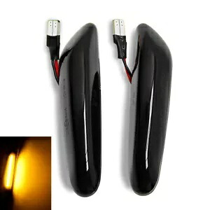 AUXITO LED スモークマーカーサイドターンシグナル BMW E90 E91 E92 E60 E87 E82 E46 米国 AUXITO LED Smoked Marker Side Turn Signal BMW For E90 E91 E92 E60 E87 E82 E46 US 【並行輸入品】