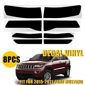 8X スモーク リア テール ライト ビニール ティント フィルム オーバーレイ 2014-21 ジープ グランドチェロキー用 8X Smoke Rear Tail Light Vinyl Tint Film Overlay For 2014-21 Jeep Grand Cherokee 【並行輸入品】 34,320円