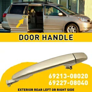 リアアウトサイドドアハンドル RH または左 04-10 トヨタ シエナ デザートサンドマイカ 4Q2 Rear Outside Door Handle RH Or Left For 04-10 Toyota Sienna Desert Sand Mica 4Q2 【並行輸入品】