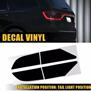 SMOKE テールライト オーバーレイ ティント ビニール フィルム プレカット ダッジ デュランゴ 2014-2021用 SMOKE Tail Light Overlay Tint Vinyl Film For Precut Dodge Durango 2014-2021 【並行輸入品】 33,605円