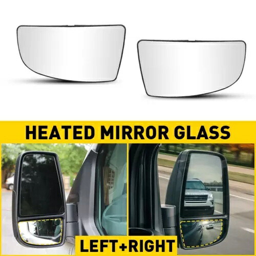 左右ミラーガラス下凸フォード 2015-19 トランジット 150 250 350 バン用 Left & Right Mirror Glass Lower Convex For Ford 2015-19 Transit 150 250 350 Van 【並行輸入品】