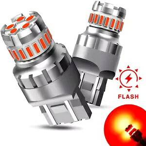 2X レッドストロボ/点滅点滅 LED ランプホンダシビックアコードブレーキテールライト用 2X Red Strobe/Flashing Blinking LED Lamp for Honda Civic Accord Brake Tail Light 【並行輸入品】