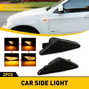 スモークフェンダーライトサイド LED マーカー信号ターン BMW X3 X5 F25 E70 E71 X6 E72 Smoked Fender Light Side LED Marker Signal For Turn BMW X3 X5 F25 E70 E71 X6 E72 【並行輸入品】