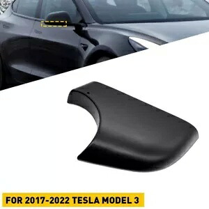 テスラモデル y 右側助手席ドアウイングミラーカバー下部ホルダー黒 for tesla Model y RIGHT SIDE PASSENGER Door Wing Mirror Cover Lower Holder black 【並行輸入品】