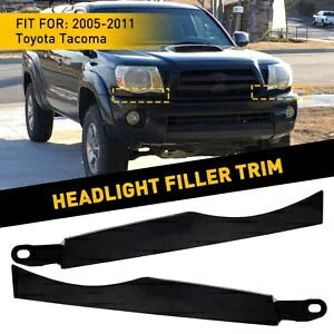 フロントバンパーヘッドライトフィラートリムパネル左 + 右トヨタタコマ 2005-2 Front Bumper Headlight Filler Trim Panel Left+Right For Toyota Tacoma 2005-2 【並行輸入品】