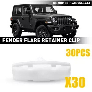 20 個ジープラングラー JL 18-20 グラディエーター 2020 フェンダーフレアリテーナークリップに適合 20Pcs Fits For Jeep Wrangler JL 18-20 Gladiator 2020 Fender Flare Retainer Clips 【並行輸入品】 33,605円