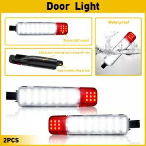 [明るい] 97+ シボレー/GMC C/K タホユーコン LED パネルドアライト カーテシランプ用 [BRIGHT] For 97+ Chevy/GMC C/K Tahoe Yukon LED Panel Door Lights Courtesy Lamps 【並行輸入品】