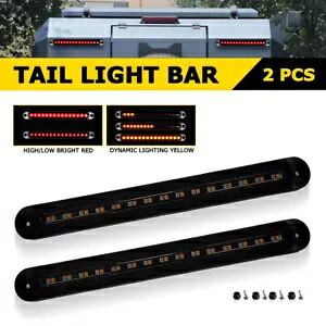 2X DRL LED ライトバー ブレーキ流れるターンシグナルストップテールストリップ シーケンシャルトラック 2X DRL LED Light Bar Brake Flowing Turn Signal Stop Tail Strip Sequential Truck 【並行輸入品】 34,320円
