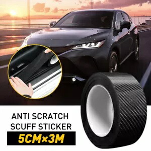 1/2 セット 10FT 5D カーボンファイバー車のステッカードア敷居スカッフアンチスクラッチテープ Prote 1/2set 10FT 5D Carbon Fiber Car Stickers Door Sill Scuff Anti Scratch Tape Prote 【並行輸入品】