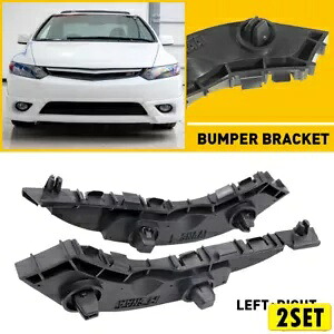 2 ペアフロントバンパーリテーナーブラケットホンダシビック 2006-2011 左側 & 右側 2Pair Front Bumper Retainer Bracket for Honda Civic 2006-2011 Left & Right Side 【並行輸入品】