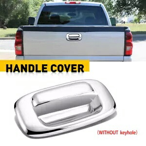 テールゲートハンドルクロームカバーベゼル GMC シボレーシエラシルベラド 1500 1999-2006 Tailgate Handle Chrome Cover Bezel For GMC Chevy SIERRA SILVERADO 1500 1999-2006 【並行輸入品】