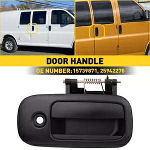 RH 96-09 Express Savana バン用ドアハンドル外側スライド助手席側右 Door Handle Outside Sliding Passenger Side Right for RH 96-09 Express Savana Van 【並行輸入品】