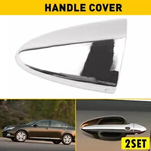 2 セットフロントドライバーサイドドアクロームハンドルキャップカバー 69218-33010 レクサス ES350 2Set Front DRIVER Side DOOR CHROME HANDLE CAP COVER 69218-33010 for LEXUS ES350 【並行輸入品】
