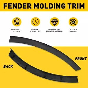2013 2014 2015 トヨタ RAV4 前輪バンパーフェンダーモールディングトリム 2PC For 2013 2014 2015 Toyota RAV4 Front Wheel Bumper Fender Molding Trim 2PC 【並行輸入品】