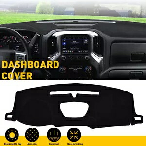 2019-2021 シボレーシルベラドダッシュカバーダッシュボードマットパッドダッシュマット GMC シエラに適合 Fits 2019-2021 CHEVY SILVERADO DASH COVER DASHBOARD MAT PAD DASHMAT GMC Sierra 【並行輸入品】