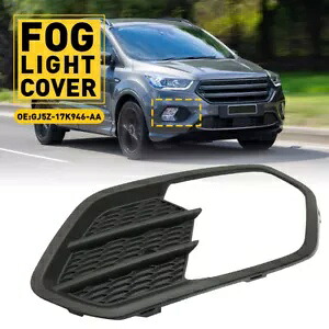 2017-2019 フォードエスケープ久我車のフロントバンパーフォグライトカバー右助手席 For 2017-2019 Ford Escape Kuga Car Front Bumper Fog Light Cover Right Passenger 【並行輸入品】