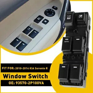フロントマスターパワーウィンドウドアスイッチ 2010 2011 2012 2013 2014 KIA ソレント用 Front Master Power Window Door Switch For 2010 2011 2012 2013 2014 KIA Sorento 【並行輸入品】