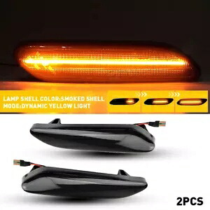 ミニクーパーカントリーマン 15-17 R60 R61 LED フェンダーサイドマーカーライトランプアンバー用 FOR MINI COOPER COUNTRYMAN 15-17 R60 R61 LED FENDER SIDE MARKER LIGHT LAMP AMBER 【並行輸入品】