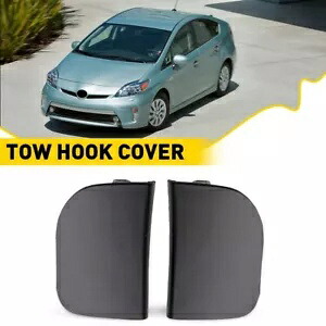 1 ペアフロント牽引フックバンパーアイカバー右左キャップトヨタ 2012-2015 プリウス 1 Pair Front Tow Hook Bumper Eye Cover Right Left Cap For Toyota 2012-2015 Prius 【並行輸入品】