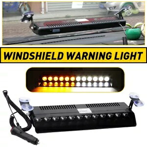 LED フロントガラス緊急ダッシュ ストロボ ライト 2 in 1 デッキ警告点滅安全 LED Windshield Emergency Dash Strobe Lights 2 in 1 Deck Warning Flashing Safety 【並行輸入品】