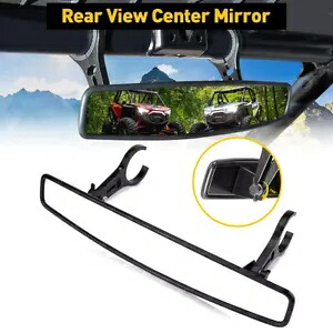 UTV リアビューセンター 1.75インチ-2インチ ミラーラウンドバー Polaris RZR 800 900 S/XP 1000用 UTV Rear View Center 1.75\