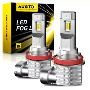 Swtichback H11 H16 LED フォグライト電球ランプ 3000K イエロー 6000K ホワイト ファンレス 2x Swtichback H11 H16 LED Fog Light Bulbs Lamps 3000K Yellow 6000K White Fanless 2x 【並行輸入品】