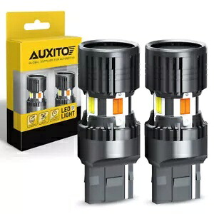 AUXITO スイッチバック 7443 LED ターンシグナル電球 CK ハイパーフラッシュなし アンバー + ホワイト AUXITO Switchback 7443 LED Turn Signal Light Bulbs CK No Hyper Flash Amber+White 【並行輸入品】