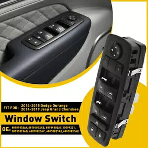 ドライバー&助手席パワーウィンドウマスターコントロールスイッチ 2014-2015 ダッジデュランゴ用 Driver&Passenger Power Window Master Control Switch For 2014-2015 Dodge Durango 【並行輸入品】
