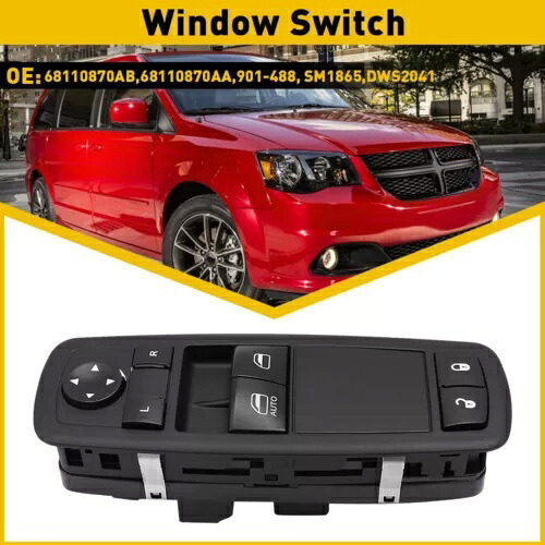 マスターパワーウィンドウドアスイッチダッジキャラバングランド 2013-2015 USA 68110870AA Master Power Window Door Switch For Dodge Caravan Grand 2013-2015 USA 68110870AA 【並行輸入品】