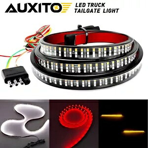 AUXITO 60インチ LED ストリップ テールゲート トラック ライトバー リバース ブレーキ ストップ シグナル ライト AUXITO 60\