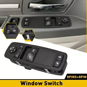 左側運転席サイドウィンドウパワーコントロールスイッチ 2012 - 2015 ダッジグランドキャラバン用 Left Driver Side Window Power Control Switch For 2012 - 2015 Dodge Grand Caravan 【並行輸入品】